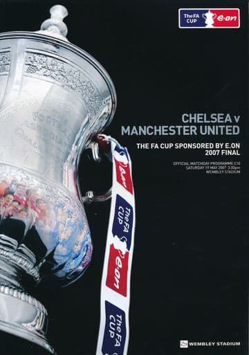 2007 FA Cup Final Chelsea v Manchester United - official match programme