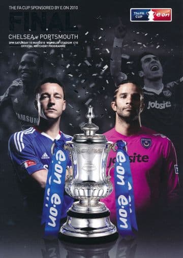 2010 FA Cup Final Chelsea v Portsmouth - official match programme