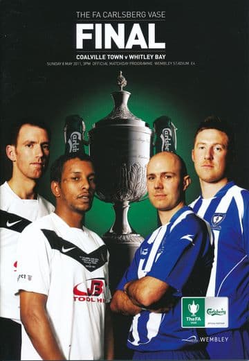 2012 FA Vase Final Coalville Town v Whitley Bay - official match programme