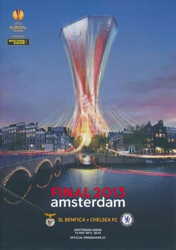 2013 UEFA Europa League Final Chelsea v Benfica - official match programme