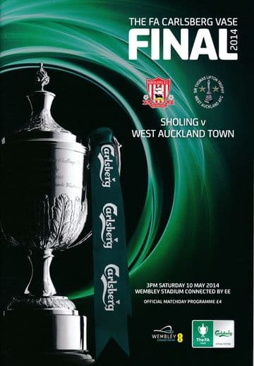 2014 FA Vase Final Sholing v West Auckland Town - official match programme