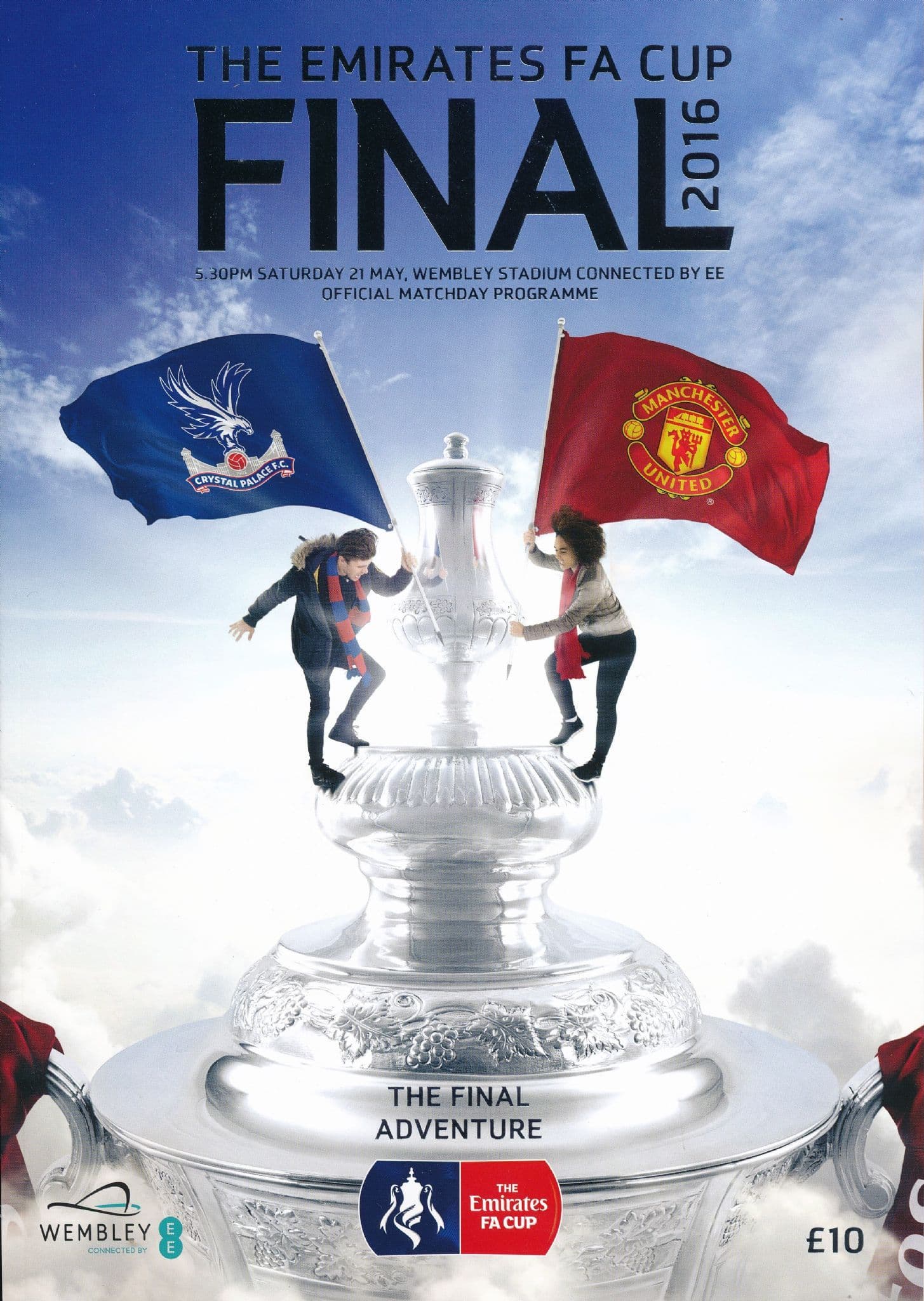 2016 FA Cup Final Manchester United v Crystal Palace official match