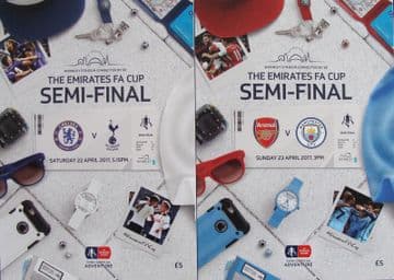 2017 FA Cup Semi Finals set Chelsea v Tottenham & Manchester City v Arsenal