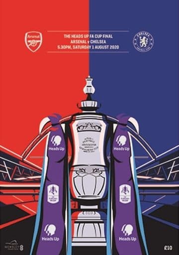 2020 FA CUP FINAL Arsenal v Chelsea - official match programme