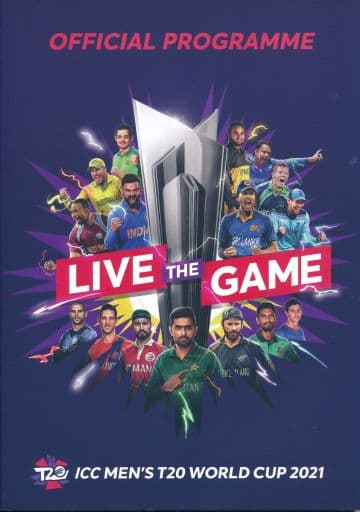 2021 CRICKET T20 WORLD CUP in United Arab Emirates Twenty20 - Official Tournament Programme