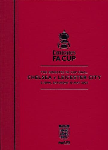 2021 FA Cup Final Chelsea v Leicester City - VERY RARE LIMITED EDITION Hardback version