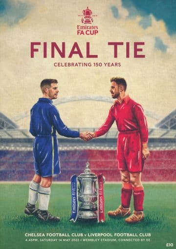 2022 FA CUP FINAL Liverpool v Chelsea - official match programme