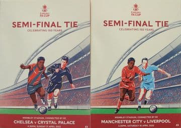 2022 FA Cup Semi Final set Liverpool v Man City & Chelsea v Crystal Palace