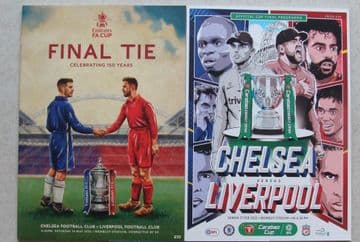 2022 LIVERPOOL FC DOUBLE CUP WINNERS SET! Carabao & FA Cup Final winning programmes