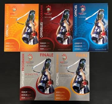 EURO 2008 in AUSTRIA / SWITZERLAND - Complete set all 5 football Programmes