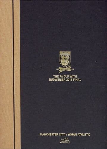 FA Cup Final 2013 Manchester City v Wigan Athletic - LIMITED EDITION Hardback version