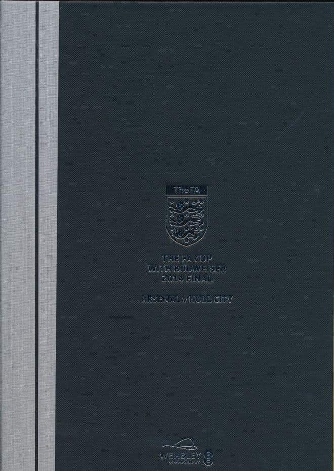 FA Cup Final 2014 Arsenal v Hull City - LIMITED EDITION Hardback version