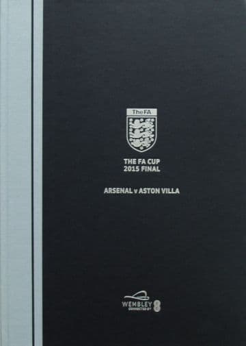 FA Cup Final 2015 Arsenal v Aston Villa - LIMITED EDITION Hardback version