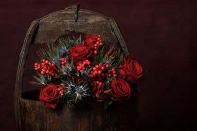 Vintage Red Roses
