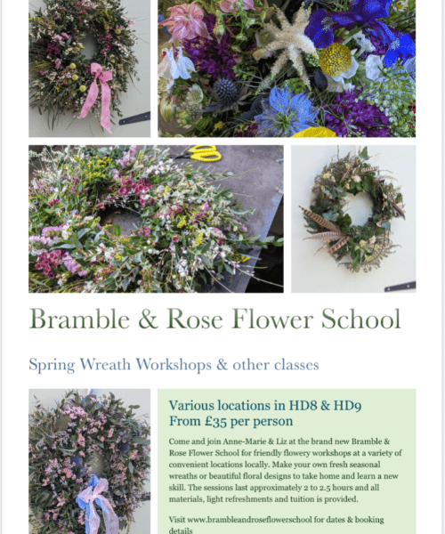 THE WATERING CAN FLORIST Bramble and Rose Flower School