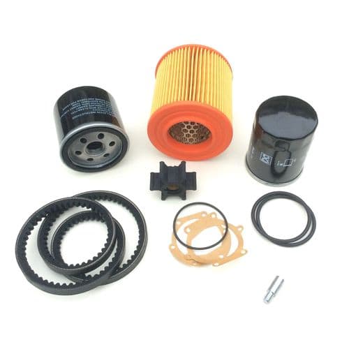 Beta Mini Service Kit 3 x Filters + 1 Anode refill + O Rings + Belt, and Impeller - Kit B
