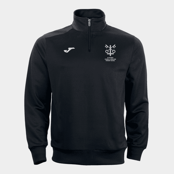 St Peter's 1/4 zip sweatshirt