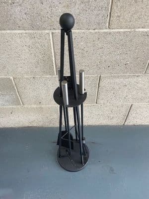 3 piece black Teepee companion set