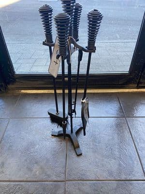 All black spiral 5 piece set