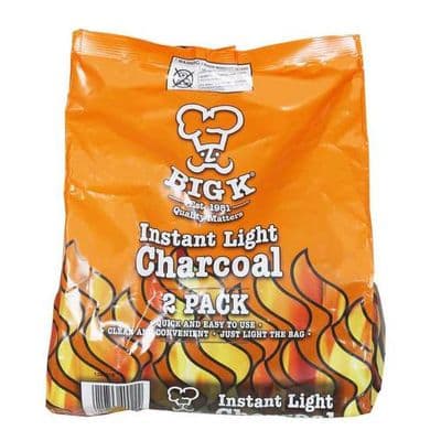 Instant Light Lumpwood Charcoal (2 x 1kg bags)