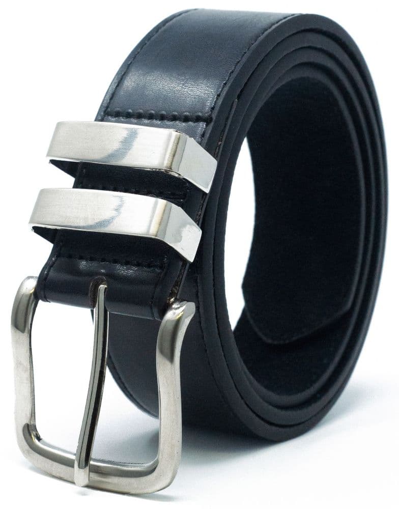 Ossi 38mm Belt with Double Loop Black
