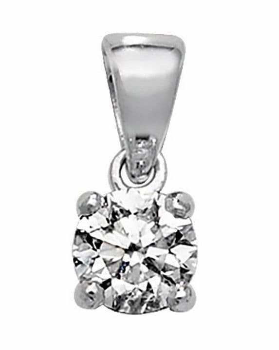 Diamond Solitaire Pendant, Choose your ct, size, quality and Design