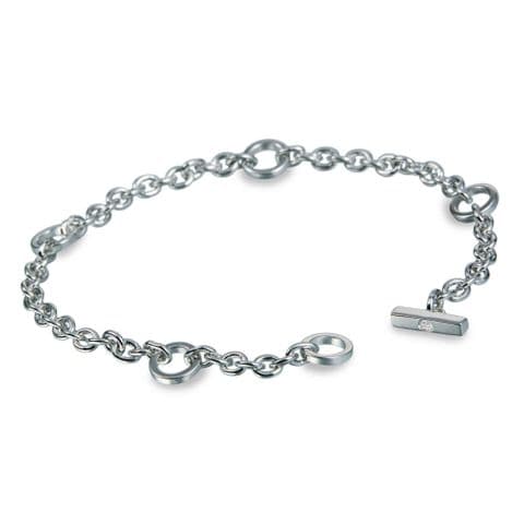 Elegance Silver Charm Bracelet DL061