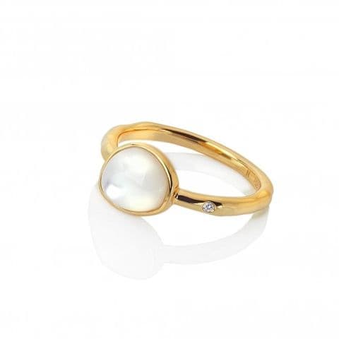 HOT DIAMONDS  - GE Calm Mother Of Pearl Ring DR231