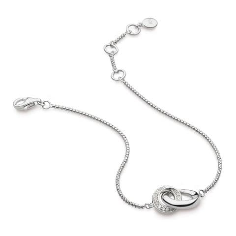 Kit Heath, Bevel Cirque Link Pavé Bracelet