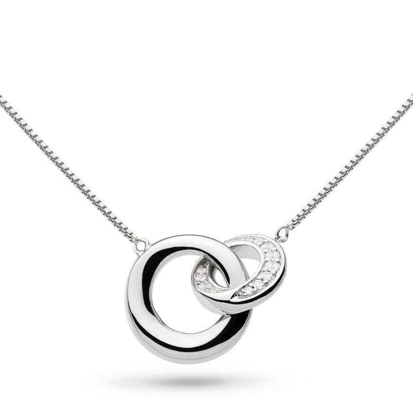 Kit Heath Bevel Cirque Link Pavé Necklace