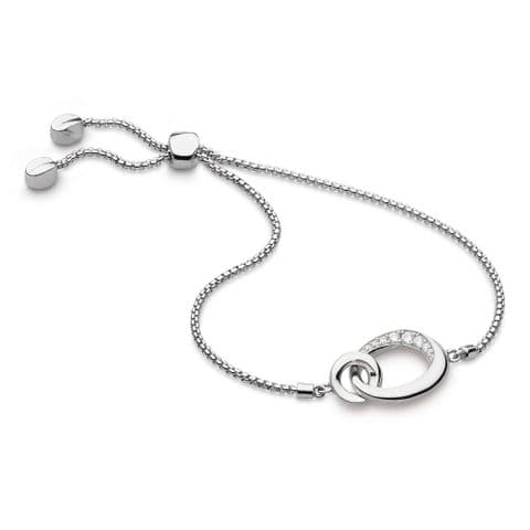 Kit Heath, Bevel Cirque Link Pavé Toggle Bracelet