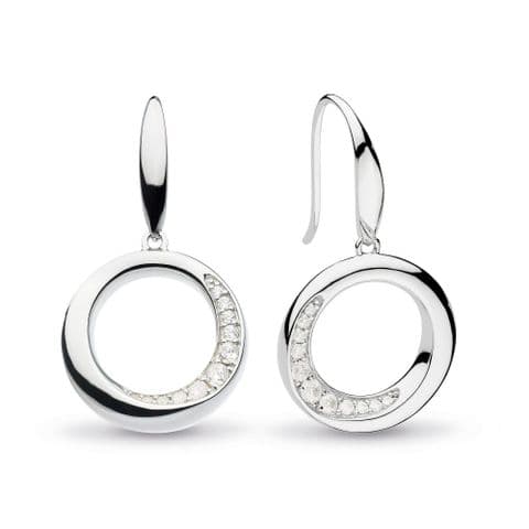 Kit Heath Bevel Cirque Pavé Drop Earrings