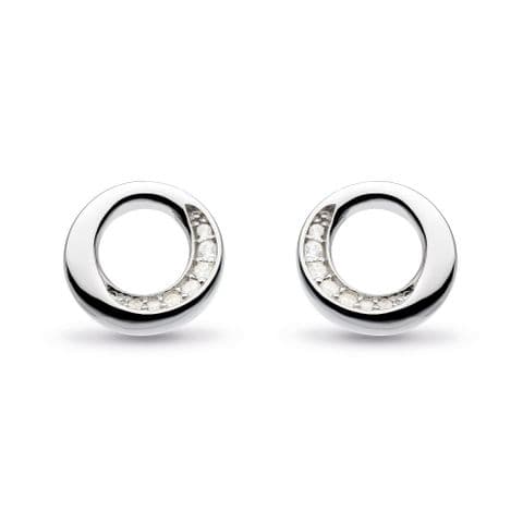 Kit Heath Bevel Cirque Pavé Stud Earrings