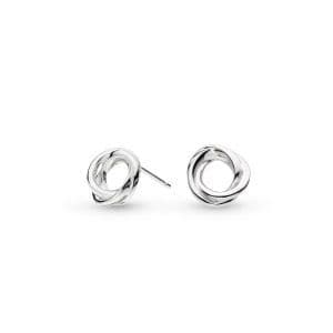 Kit Heath Bevel Trilogy Link Stud Earrings