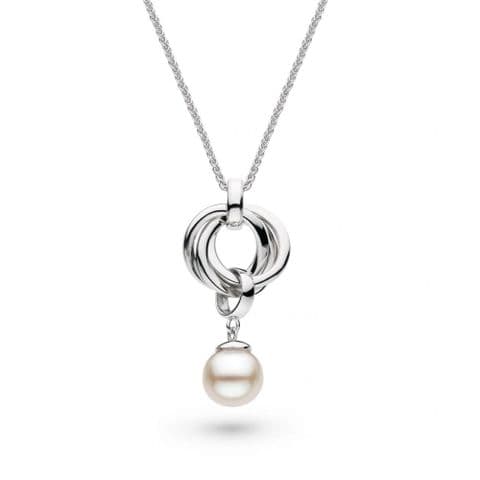 Kit Heath Bevel Trilogy Pearl Necklace