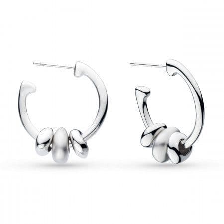 Kit Heath Coast Tumble Sandblast Trio Hoop Earrings