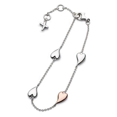 Kit Heath, Desire Kiss Blush Heart Station Bracelet
