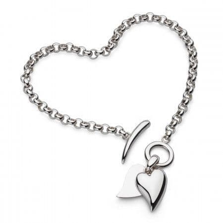 Kit Heath Desire Love Duet Heart T-Bar Bracelet