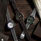 Seiko 5 Sports SKX GMT Bi-Colour Green SSK035K1