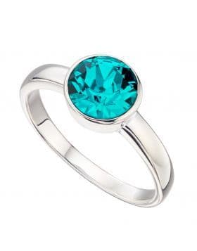 Sterling Silver Birthstone Ring - December