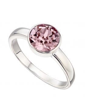 Sterling Silver Birthstone Ring - June
