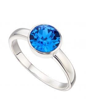 Sterling Silver Birthstone Ring - September