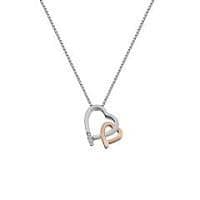 Warm Heart Pendant - Rose Gold Plated Accents from the Hot Diamonds collection DP660