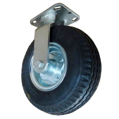 8 Inch Fixed Foam Castor Complete W-08 RCXF