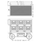 Backstage 6-Crate Set Box Mini Cart SB-06 MINI