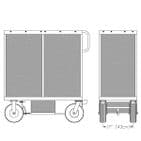 Backstage 9-Crate Set Box Mini Cart SB-09 MINI