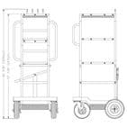 Backstage C-Stand Mini Cart GE-19 MINI