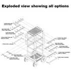 Backstage C-Stand Mini Cart GE-19 MINI