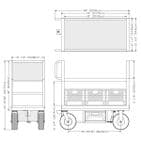 Backstage Cable Distro Mini Cart GE-03 MINI