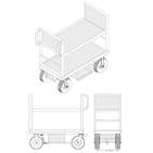 Backstage Cable Distro Mini Cart GE-03 MINI